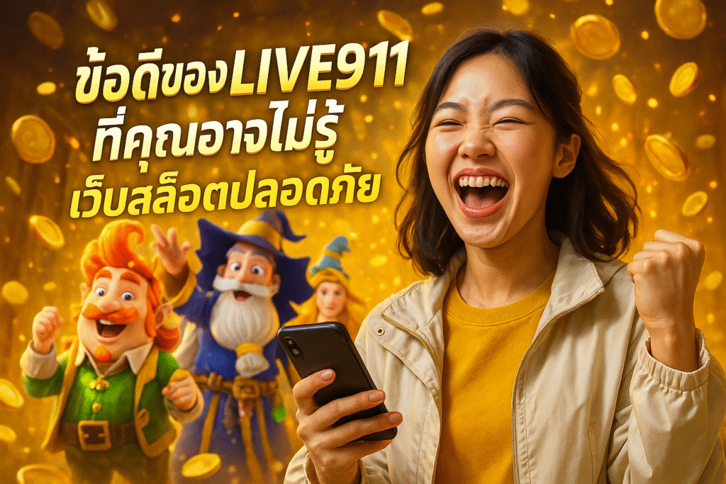 ข้อดีของ LIVE911 ที่คุณอาจไม่รู้ เว็บสล็อตปลอดภัย