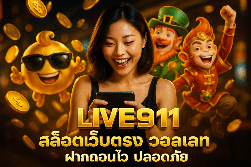 LIVE911 สล็อตเว็บตรง วอเลท ฝากถอนไว ปลอดภัย