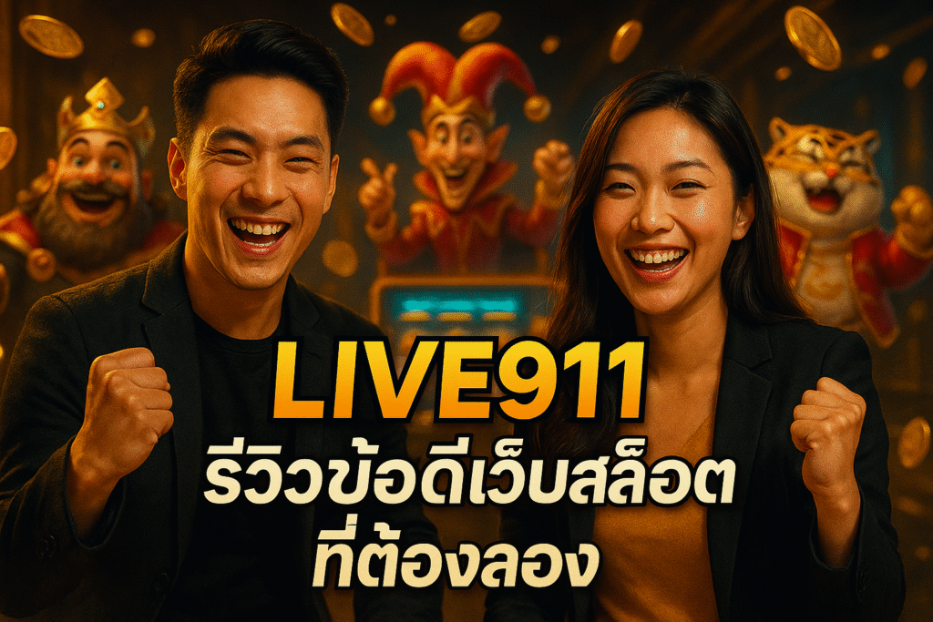LIVE911 รีวิวข้อดีเว็บสล็อตที่ต้องลอง